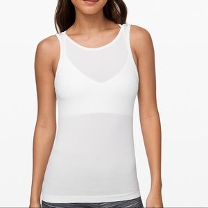 lululemon white tank